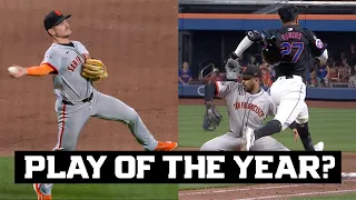 Matt Chapman Ends Game on INSANE Barehanded Play | San Francisco Giants vs New York Mets