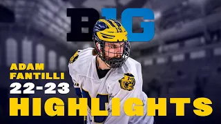 Adam Fantilli | NCAA season highlights | 22-23 Michigan Wolverines