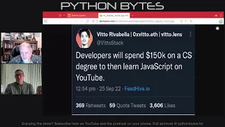 381: Python Packages in the Oven - Python Bytes