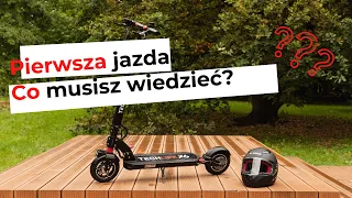 Co należy zrobić z hulajnogą elektryczną przed pierwszą jazdą? Techlife x6 | Mobi || Mobiway.pl
