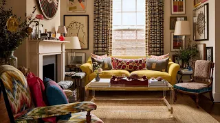 Inside An Interior Designer's Vibrant Home With Mixed English Asia Color And Pattern