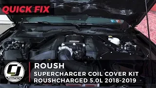2018-2020 Ford Mustang GT Install: Roush ROUSHCharged Supercharger Coil Covers