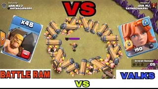 NEW TROOP BATTLE RAM VS 1 MAX VALKRIE | WHO WILL WIN? (MUST WATCH)!!!