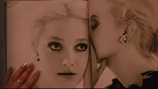 {ASMR} Whispered *Vintage* Magazine Page Flipping -- W: 2011 Dakota & Elle Fanning