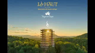 LÀ-HAUT, spectacle de haute-voltige créé par Vague de Cirque, présenté dans la tour panoramique