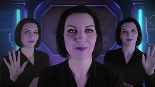 ASMR Futuristic Eye Exam (just you, me and 2 clones...)