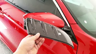 Civic Si/Sedan/Coupe/Hatchback 10th Gen Carbon Fiber Mirror Cap Replacement - Mugen and OEM Style