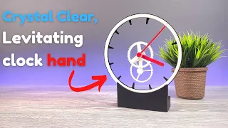 How I Made This Transparent Hollow Clock - It is 3D Printed!