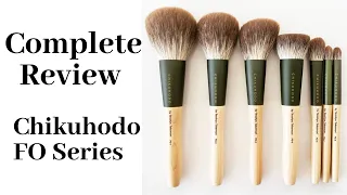 Chikuhodo Silver Fox Brushes Review | Chikuhodo FO Series Brush Set Overview & Comparison | Part 2