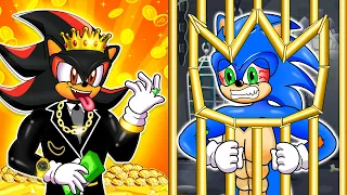 Rich Shadow Dad Vs Poor Sonic Dad | Sonic NOT A Bad Guy - Sonic Sad Back Story