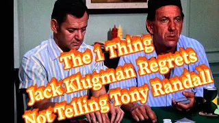 What Jack Klugman regrets not telling Tony Randall