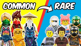The MOST Common VS Rare LEGO Ninjago Minifigures...