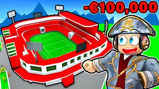 SPENDO 100.000€ PER FARE LO STADIO PIÙ GRANDE DI ROBLOX!