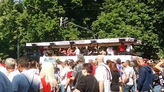 RB Leipzig Siegestour On Fire