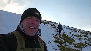 Mountain Rescue Lake District. Mountaineers Fall in Snow.