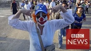 Venezuela protests explained in 60 seconds - BBC News