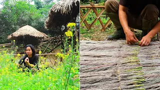 Take care of the garden and make blankets: Survival Alone In The Rainforest | EP.107