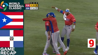 Puerto Rico Vs. Dominican Republic Game 9 Full Highlights | 2023 World Baseball Classic