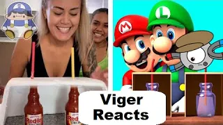 Viger Reacts to SMG4's "Mario Does Pranks 2"