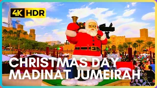 CHRISTMAS DAY AT MADINAT JUMEIRAH 2023 | AMAZING PLACE TO VISIT IN DUBAI UAE | WALKING TOUR