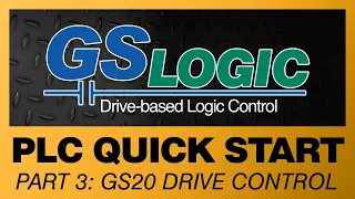 GS20(X) VFD: PLC Quick Start Part 3 - Drive Control Example at AutomationDirect