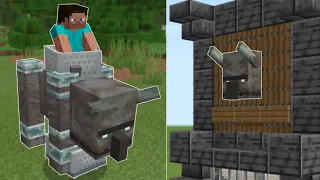 ✅Top 5 uses for the minecraft Ravager! 🦏