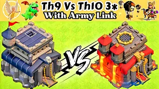 Th9 Vs Th10 3* Using Queen Walk Baby Drags @EliteNine #clashofclans #th9vsth10 #3star