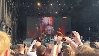 Opening of Guns n Roses at Download 2018