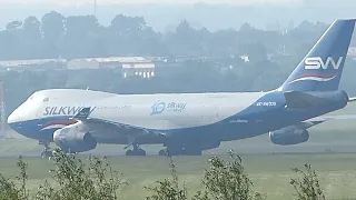 Silkway B747-400f Full Arrival BHX