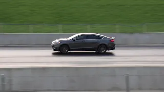 12 second Ford Fusion vs WRX, Camaro SS, ZL1 and VW GLI