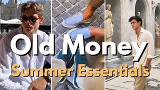 Old Money Style: Summer Essentials (2024)