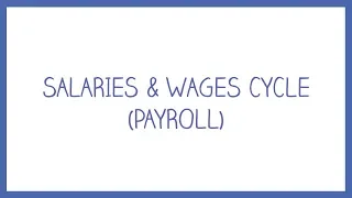 Salaries & Wages Cycle - Auditing