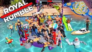 Pool Royal Rumble WWE Action Figure Match!