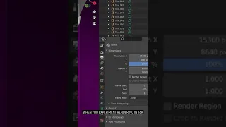 When you render in 16K | Blender