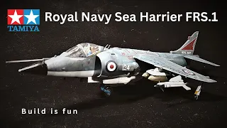 Tamiya Royal Navy Sea Harrier FRS.1  Full build 1:48 scale