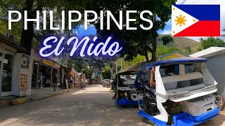 First Time MOTORBIKING in the Philippines 🇵🇭 EL NIDO Town Proper is Crazy!