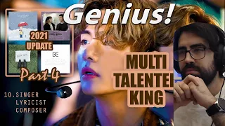 What a genius! - Kim Taehyung (BTS V) - Multi-talented King (part4) (2021 UPDATED VERSION)| Reaction
