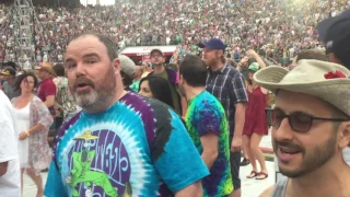 Fare Thee Well Santa Clara June 27 2015 Truckin on the floor with Clamily!