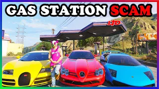 GTA 5 Roleplay - STEALING CARS AS FAKE GAS STATION WORKER | RedlineRP