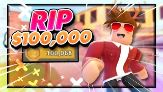 UNBOXING 100,000 COINS IN MURDER MYSTERY 2...