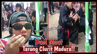 Reaction Orang Malaysia sama duel maut main clurit madura