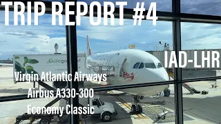 Trip Report #4 - Virgin Atlantic Airways - Airbus A330-300 - Economy - Washington DC to London