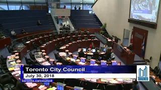 City Council - July 30, 2018 - Part 1 of 2