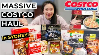 MASSIVE COSTCO HAUL in SYDNEY AUSTRALIA!  Trying Costco Frozen Food, Dumplings and Snacks! 悉尼好市多必買美食