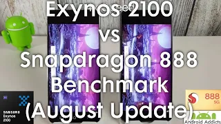 Galaxy S21 Benchmark Test August Update - Exynos 2100 vs Snapdragon 888