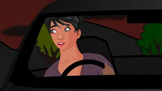 Driving Alone At Night Horror Stories Animated
