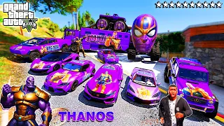 GTA 5 - Stealing THANOS SUPER CARS with Franklin! (Real Life Cars #20)