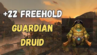 Guardian Druid M+ 22 Freehold | Fort Bolster Entangling | Full Focus Key No Trolling Allowed