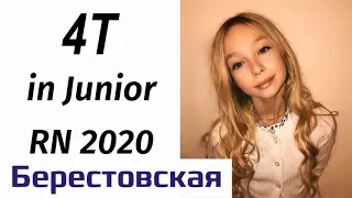 Elizaveta BERESTOVSKAYA - 4T in Junior RN 2020