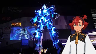 Unicorn Gundam Statue - "MidNight CHA CHA" + Witch from Mercury Illumination [4K]